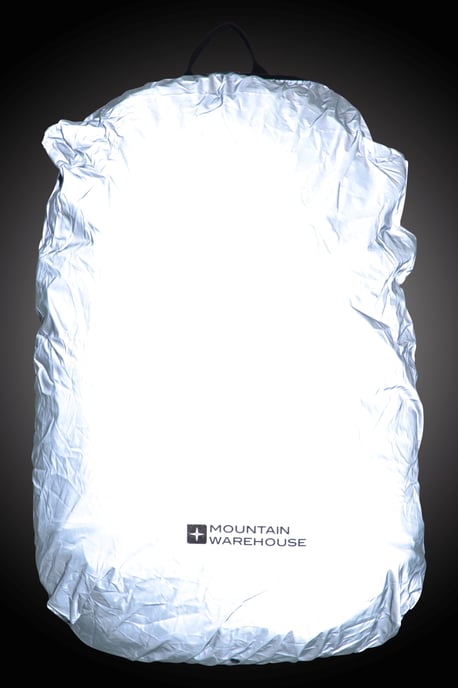 Iso-Vis Rucksack Rain Cover Waterproof Reflective Camping Backpack Protector Silver - Image 2