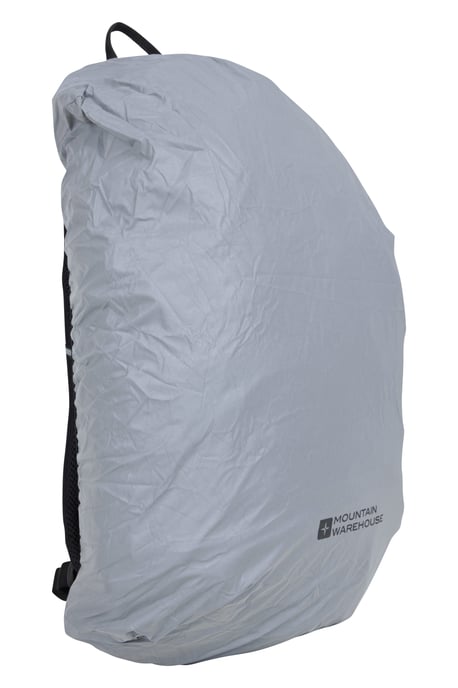 Iso-Vis Rucksack Rain Cover Waterproof Reflective Camping Backpack Protector Silver - Image 3