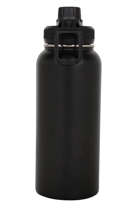 Insulated Water Bottle with Handle Stainless Steel Lightweight Easy Clean Black - Image 3