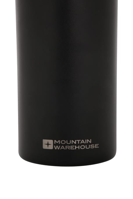 Insulated Water Bottle with Handle Stainless Steel Lightweight Easy Clean Black - Image 4