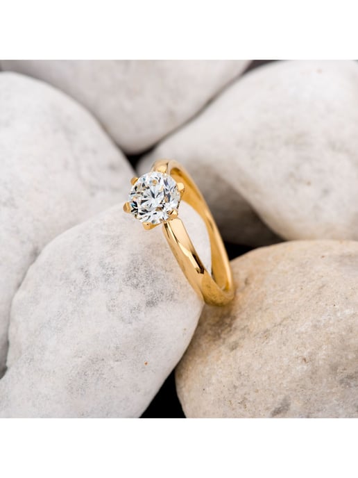 Orolino Ring Gold 750 mit natürlichem Brillant 1,50ct. - Image 4