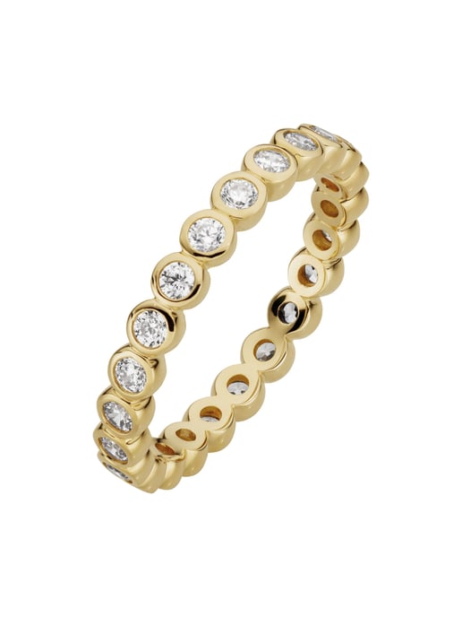 Orolino Ring 333/- Gelbgold glanz synth. Zirkonia - Image 1