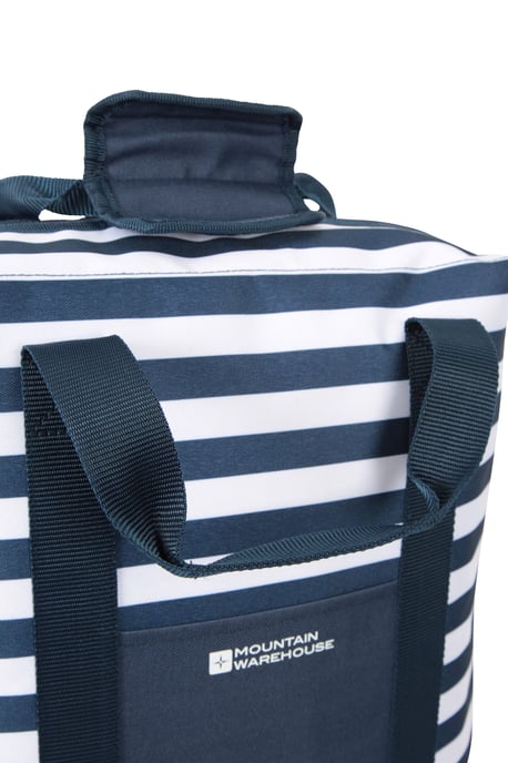 Unisex Insulated Backpack with Carry Handles Summer Cool Bag Navy - Image 6