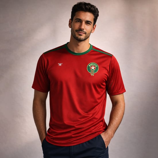 Cappuccino Italia Sportshirts Atlas Leeuwen WK2026 Rood - Image 3