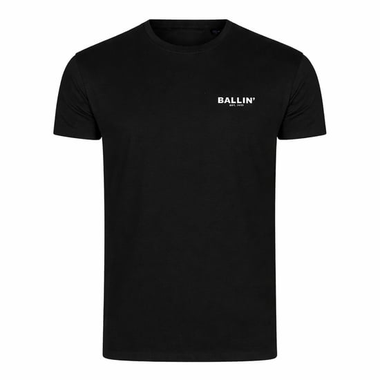 Ballin Est. 2013 Tee SS Backprint World Shirt Zwart - Image 1