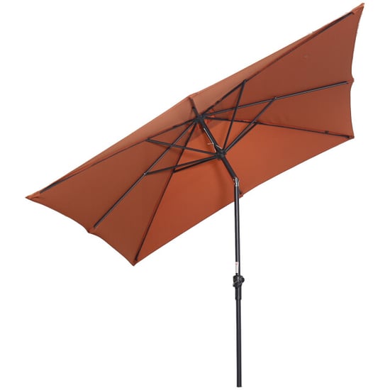 Garden Impressions Lotus parasol 250x250 cm carbon black koper - Image 4