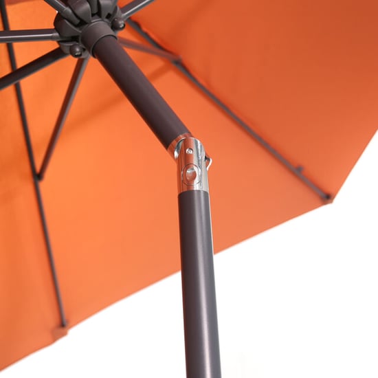 Garden Impressions Lotus parasol 250x250 cm carbon black koper - Image 5