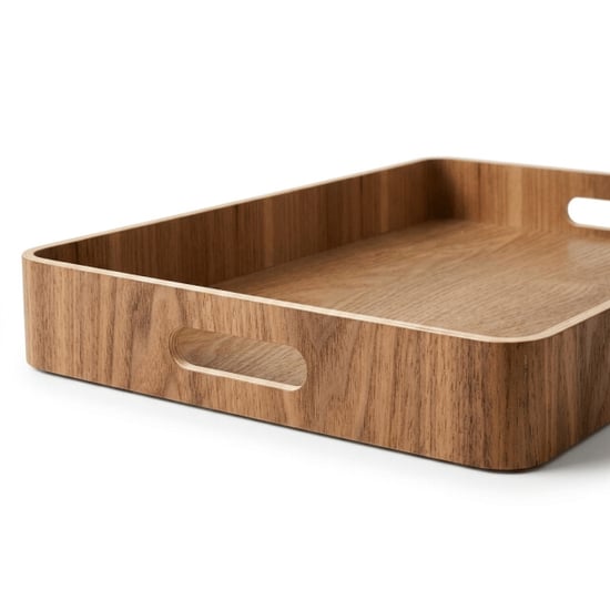 Casa di Elturo Dienblad bamboe met handgrepen – l42 x b31 x h5 cm – serveerblad hout – tray - - Image 2