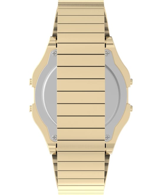 Timex Main Street Classic Digital Heren Horloge Goudkleurig T78677 - Image 2