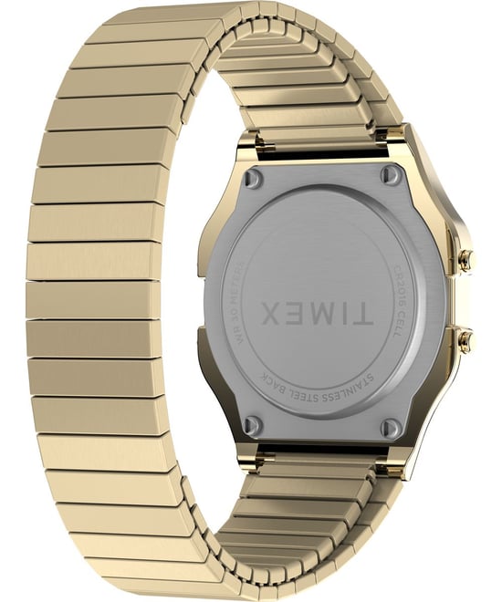 Timex Main Street Classic Digital Heren Horloge Goudkleurig T78677 - Image 4