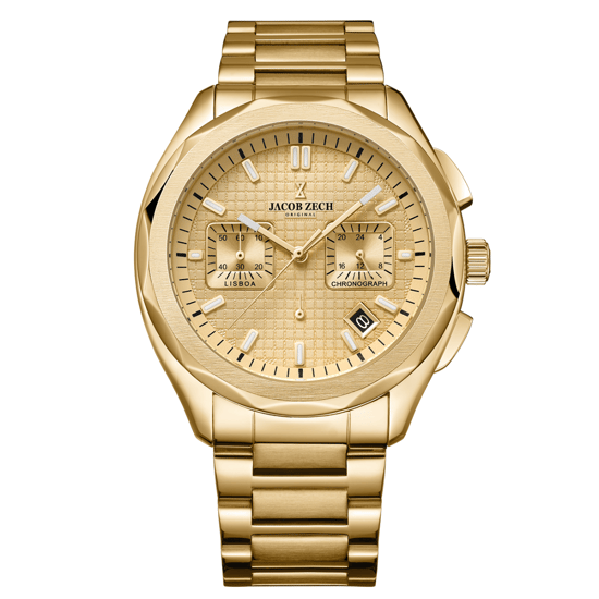 Jacob Zech Horloge Lisboa Goud - Image 1