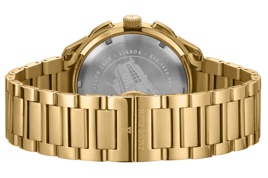 Jacob Zech Horloge Lisboa Goud - Image 3
