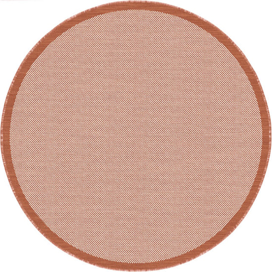Muratap Buitenkleed brussels rond uni effen kader terra- 120 cm rond - Image 2