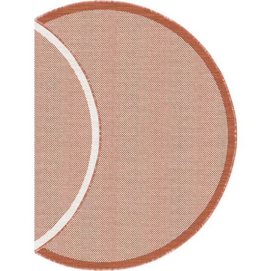 Muratap Buitenkleed brussels rond uni effen kader terra- 120 cm rond - Image 4
