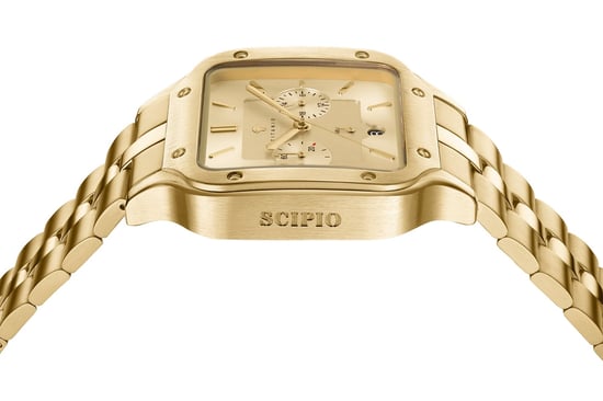 Titanio Horloge Scipio Goud - Image 5
