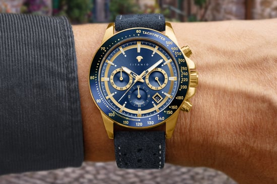 Titanio Horloge Tiberius Goud - Image 3