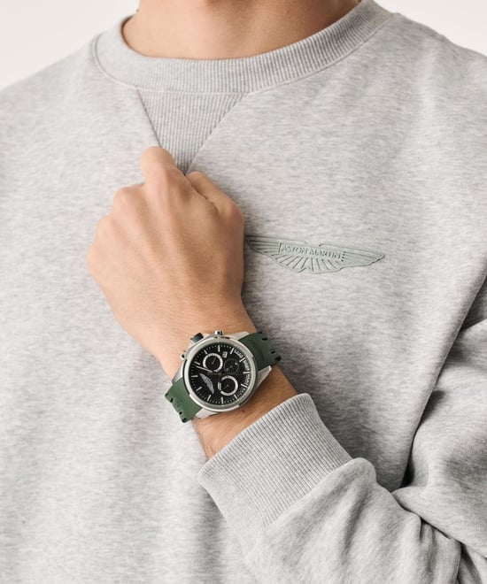 Aston Martin Aml Thrill Hlc W Men's Green Watch MTRH2S604 - Image 4