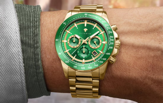 Titanio Horloge Tiberius Goud - Image 3