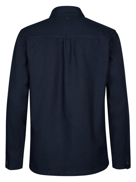 Petrol Industries - Heren Effen Overhemd met Lange Mouwen Aurora - Blauw - Image 2