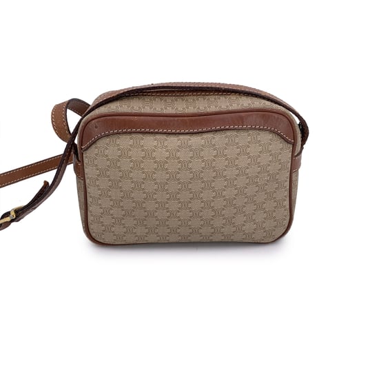 Celine Vintage stoffen crossbodytas Triomphe Vintage - Image 3