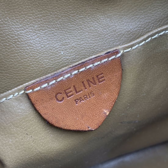 Celine Vintage stoffen crossbodytas Triomphe Vintage - Image 5