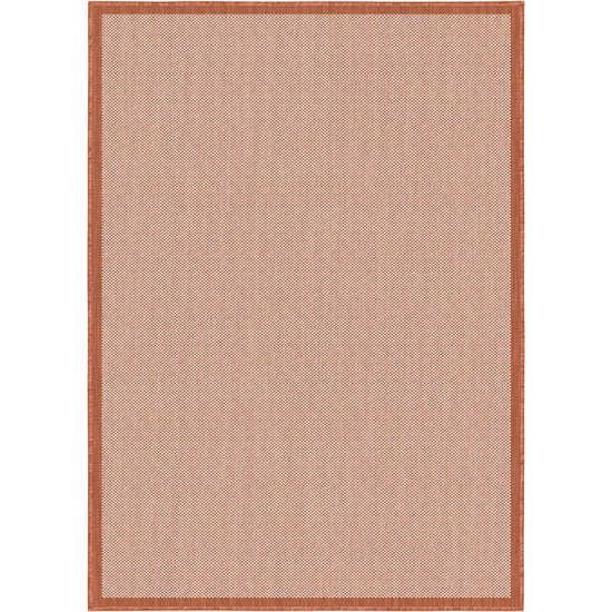 Muratap Buitenkleed brussels uni effen kader terra- 200x290 cm - Image 2