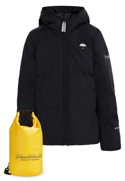 Schmuddelwedda Anorak + Tagesrucksack - SET Meisjes zwart - Image 1