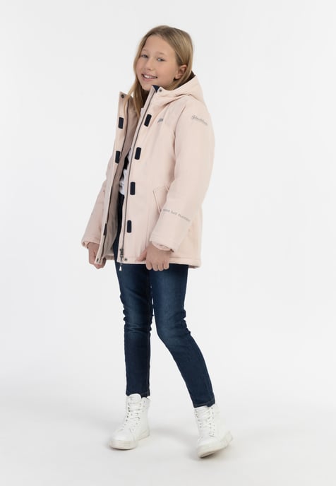 Schmuddelwedda Anorak + Tagesrucksack - SET Meisjes pastelroze - Image 2