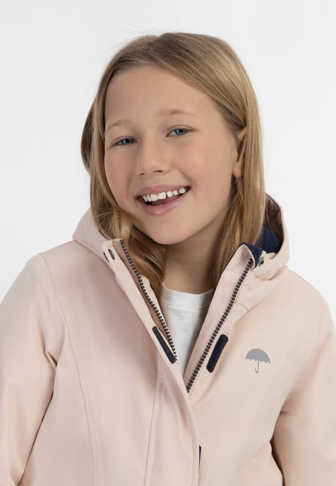 Schmuddelwedda Anorak + Tagesrucksack - SET Meisjes pastelroze - Image 4