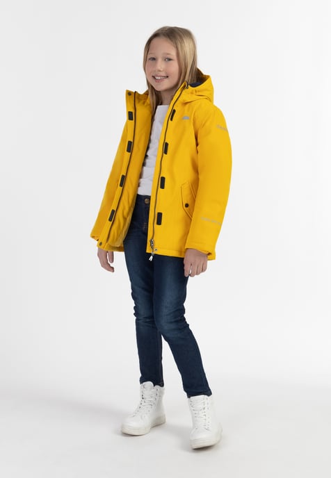 Schmuddelwedda Anorak + Tagesrucksack - SET Meisjes donkergeel - Image 2