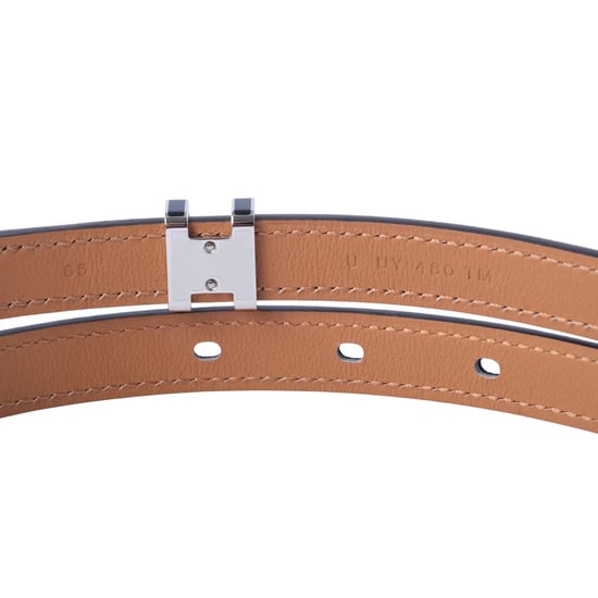 Hermès Pop H Belt 15mm Black Epsom Leather Palladium Hardware - '20s - Image 4