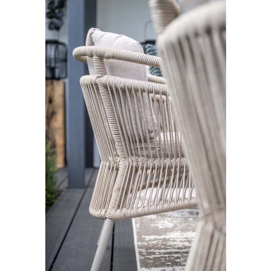 Garden Impressions Prato tuinstoelen set van 4 rope - Image 3
