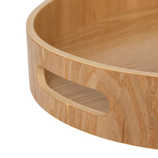 Casa di Elturo Dienblad ovaal bamboe met handgrepen – 44 x 34 x 5 cm – serveerblad hout – tray - Image 4