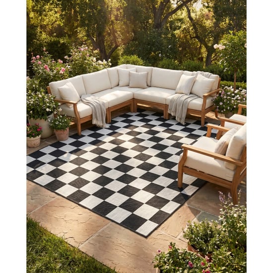 Muratap Buitenkleed brussels costa blocks wit- 200x290 cm - Image 1