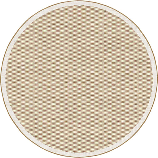 Muratap Buitenkleed brussels rond uni effen kader linnen 120 cm rond - Image 3