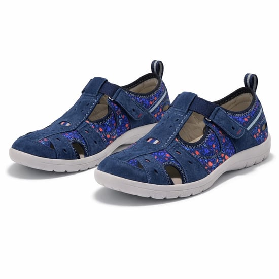 Free Spirit Cleveland Womens Casual Shoes Navy Multi - Image 3