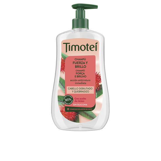 Timotei Strength And Shine Shampoo Met Castor- En Kokosolie Voor Zwak En Broos Haar 600 ml - Image 1