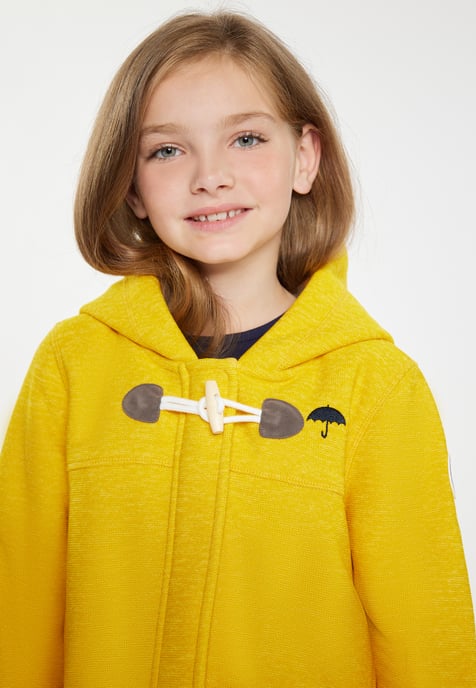 Schmuddelwedda Mantel + Tagesrucksack - SET Meisjes Donkergeel gemêleerd - Image 3