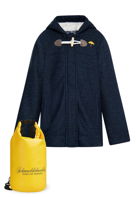 Schmuddelwedda Mantel + Tagesrucksack - SET Meisjes marine gem - Image 1