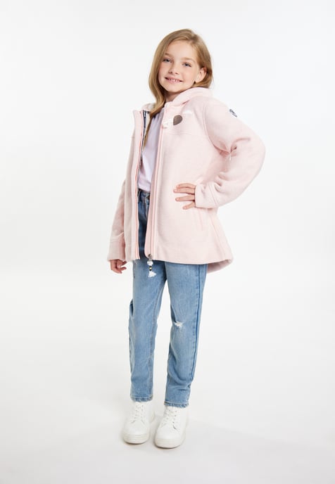 Schmuddelwedda Mantel + Tagesrucksack - SET Meisjes Pastelroze melange - Image 2