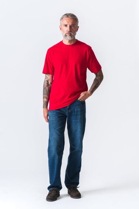 Oversized T-shirt - Rood - Image 2