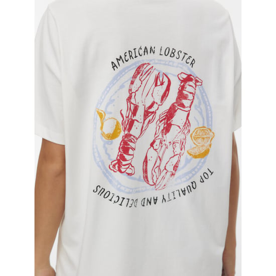 Vero Moda vmciara caty ss top box jrs 10341986 snow white american lobster - Image 2