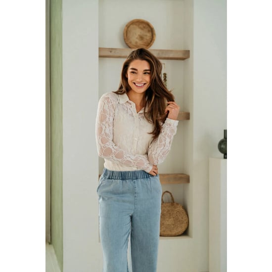 Geisha &co woman lotte lace blouse-ecru - Image 2