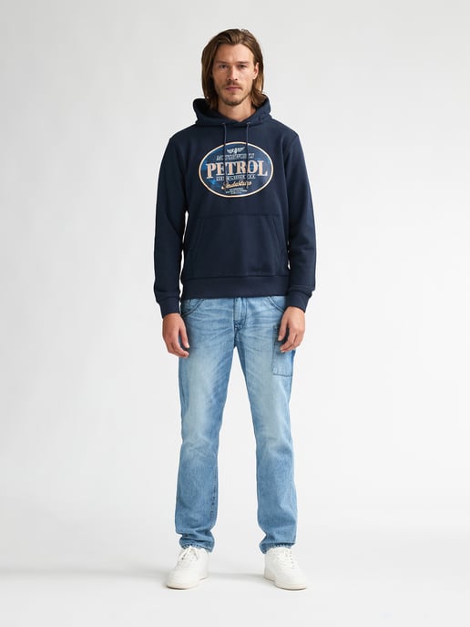 Petrol Industries - Heren Hoodie Viaje - Blauw - Image 5