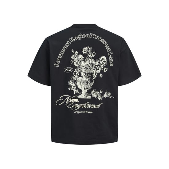 Jack & Jones jormaine back tee ss crew neck sn 12291780 black - Image 2