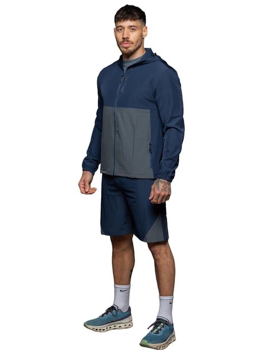 Kruze | Mens Woven 3-Piece Set - T-Shirt/Jacket/Shorts - Image 3