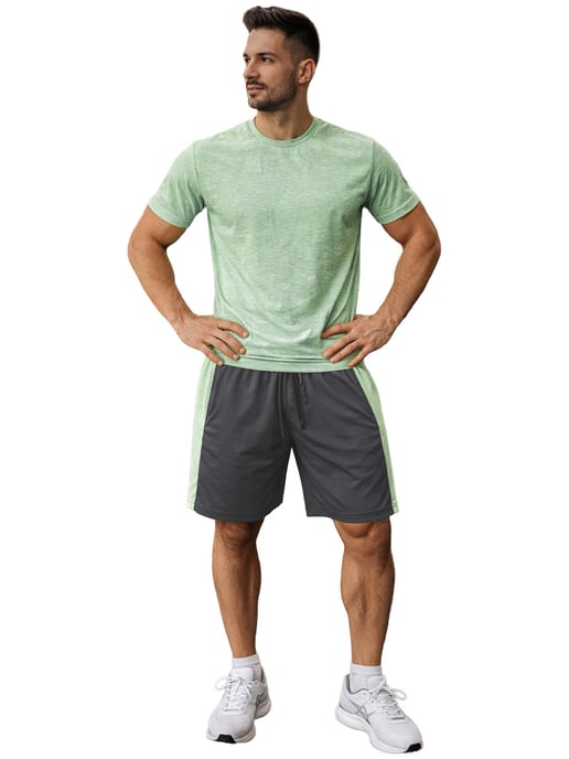 Kruze | Heren Jersey T-Shirt & Shorts Set - Image 4