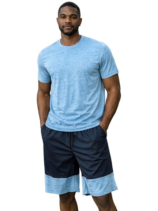 Kruze | Mens Jersey T-Shirt & Shorts Set - Image 3
