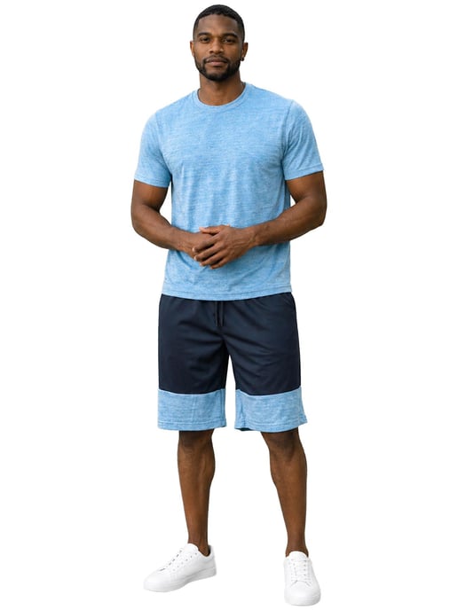 Kruze | Mens Jersey T-Shirt & Shorts Set - Image 4