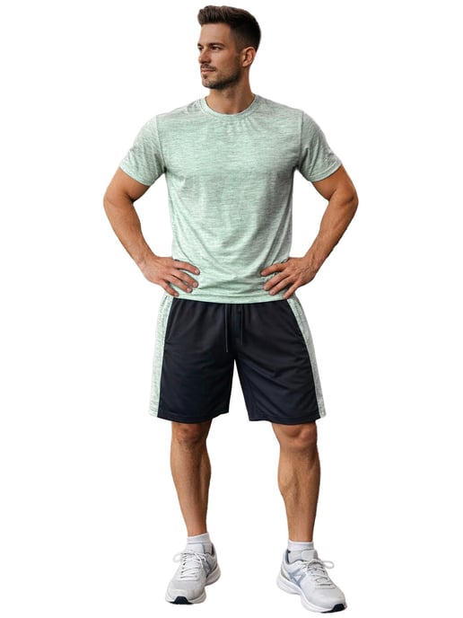 Kruze | Heren Jersey T-Shirt & Short Set - Image 3